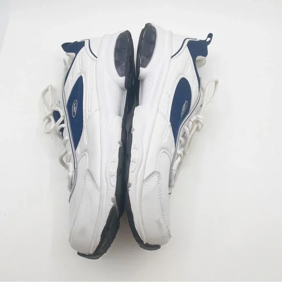 Dr Scholls Men's White and Blue Athletic Sneakers Shoes Size 13.W - Picture 6 of 10